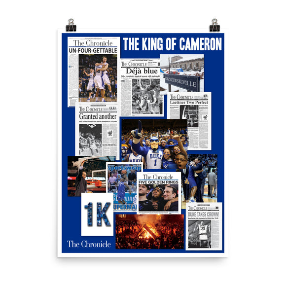 King of Cameron Chronicle Collage Poster